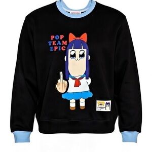 Pop Team Epic Sweatshirt Pipimi sz Medium NWT